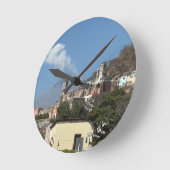 ポポが挨拶する ラウンド壁時計 (傾斜)