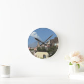 ポポが挨拶する ラウンド壁時計 (ホーム)