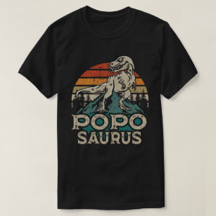 ポポサウルス恐竜グランドパサウルス父の日 Tシャツ