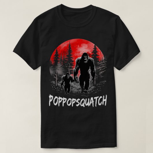 ポポップスクアッチおもしろいパパ父の日 Tシャツ (デザイン正面)