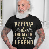 ポポップ | The Man The Myth The Legend Father's Day Tシャツ