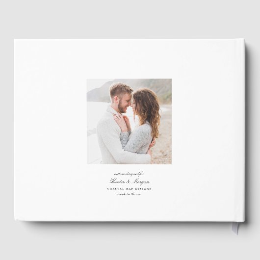 ポポポネセットインケープコッドエレガントウェディング ゲストブック (裏面)