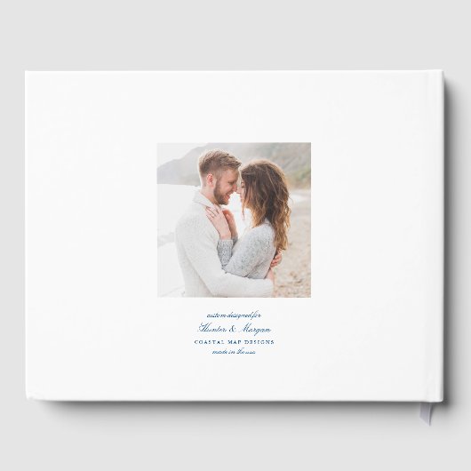 ポポポネセットインケープコッドエレガントウェディング ゲストブック (裏面)