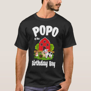 ポポポプオブザ誕生日ボーイファームアニマルブデイパーティーCe Tシャツ