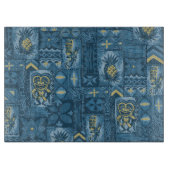 ポマイカティキハワイアンヴィンテージタパ カッティングボード (正面)