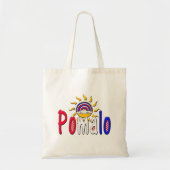 ポマロ – クロアチアくつろぎwith Sun & Rainbow トートバッグ (正面)