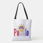 ポマロ – クロアチアくつろぎwith Sun & Rainbow トートバッグ (裏面)