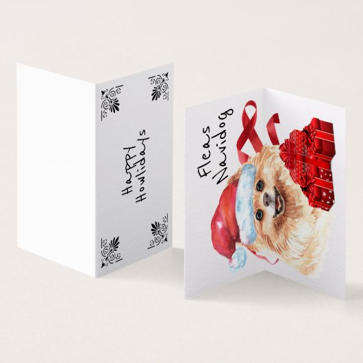 ポムサンタクリスマスサック赤いギフトリボンDIYウィッシュ (内部&外部)