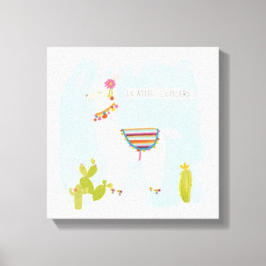 ポムポムラマラマラマ – 後のLlosers キャンバスプリント (正面)