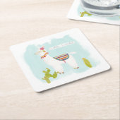 ポムポムラマラマラマ – 後のLlosers スクエアペーパーコースター (アングル)