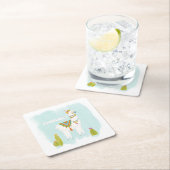 ポムポムラマラマ – 全ロッタラマ スクエアペーパーコースター (インサイチュ)