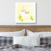 ポムポムラマ救ラマ – あなたのラマのためのドラマ キャンバスプリント (インサイチュ (寝室))