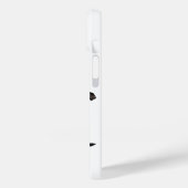 ポムポンポンで冬の帽子を持つチワワ犬 Case-Mate iPhoneケース (裏面 / 左)