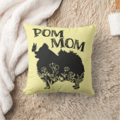 ポムママポメラニア犬犬派 クッション (ブランケット)