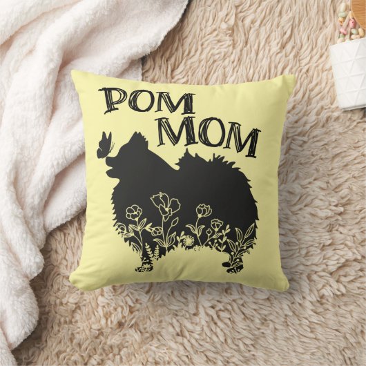 ポムママポメラニア犬犬派 クッション (ブランケット)