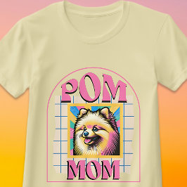 ポムママ犬ママのシャツギフトポメラニア犬オーナー Tシャツ