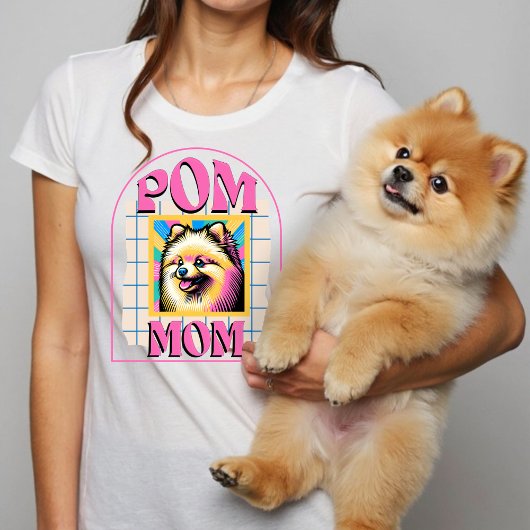 ポムママ犬ママのシャツギフトポメラニア犬オーナー Tシャツ