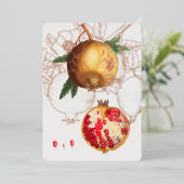 ポメグラナートバイレッドテー 箔シーズンカード (立ち正面)