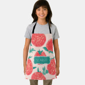 ポメグラナートパステルカラフルパタパーソナライズされたーン エプロン (インサイチュ)
