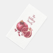 ポメグラナートユダヤ人ファミリー紙ゲストタオル (コーナー)