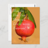 ポメグラナートロシュハシャナ葉書 シーズンポストカード (正面/裏面)