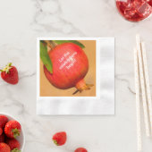 ポメグラナートロシュハシャナ 縁ありカクテルナプキン (インサイチュ)