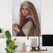 ポメグラネイト・ウィリアム・アドルフィ・ブーゲローの少女 ポスター (ホームオフィス)