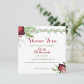 ポメグラネートロシュハシャナ招待状 招待状 (スタンド正面)