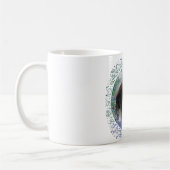 ポメラニアンと花の庭 コーヒーマグカップ (左)