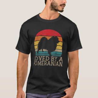 ポメラニアンに愛される Tシャツ