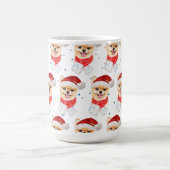 ポメラニアンのクリスマススター コーヒーマグカップ (中央)