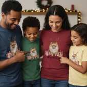 ポメラニアンのリース Tシャツ