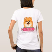 🐾 ポメラニアン愛好家のサイン 🐾 Tシャツ (裏面)