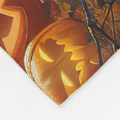 ポメラニアン ハロウィン スプーキー フリースブランケット (角)
