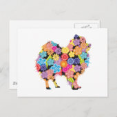 ポメラニアン ポストカード (正面/裏面)