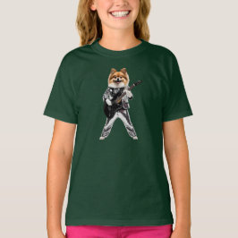 ポメラニアン ロックスター キッズTシャツ Tシャツ