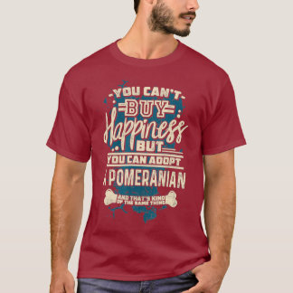 ポメラニアン 保護犬 Tシャツを採用する Tシャツ