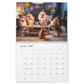 ポメラニアン 2027年 カレンダー (1月 2027)