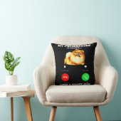 ポメラニア犬が来て行かねばならない クッション (椅子)