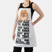 ポメラニア犬すべてのスナック エプロン (インサイチュ)