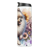 ポメラニア犬のふわふわフローラドリーム タンブラー (回転右)