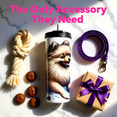 ポメラニア犬のふわふわフローラドリーム タンブラー