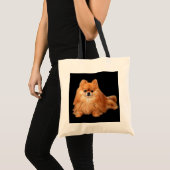 ポメラニア犬のトートバック トートバッグ (正面(商品))