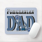 ポメラニア犬のパパ マウスパッド (マウス)