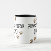 ポメラニア犬のパパ マグカップ (中央)