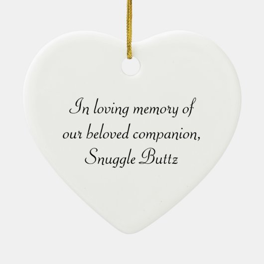 ポメラニア犬の写真-夢みるようなPom セラミックオーナメント (裏面)