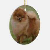 ポメラニア犬の完全さ、 セラミックオーナメント (右)