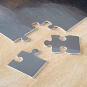 ポメラニア犬の犬が雪のクリスマス ジグソーパズル (側面)