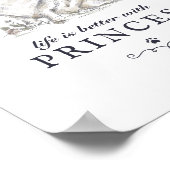 ポメラニア犬の犬の名前でカスタムは人生が良い ポスター (角)