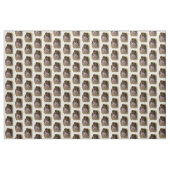ポメラニア犬の黒およびタンの絵画元の犬の芸術 ファブリック (ヤード)